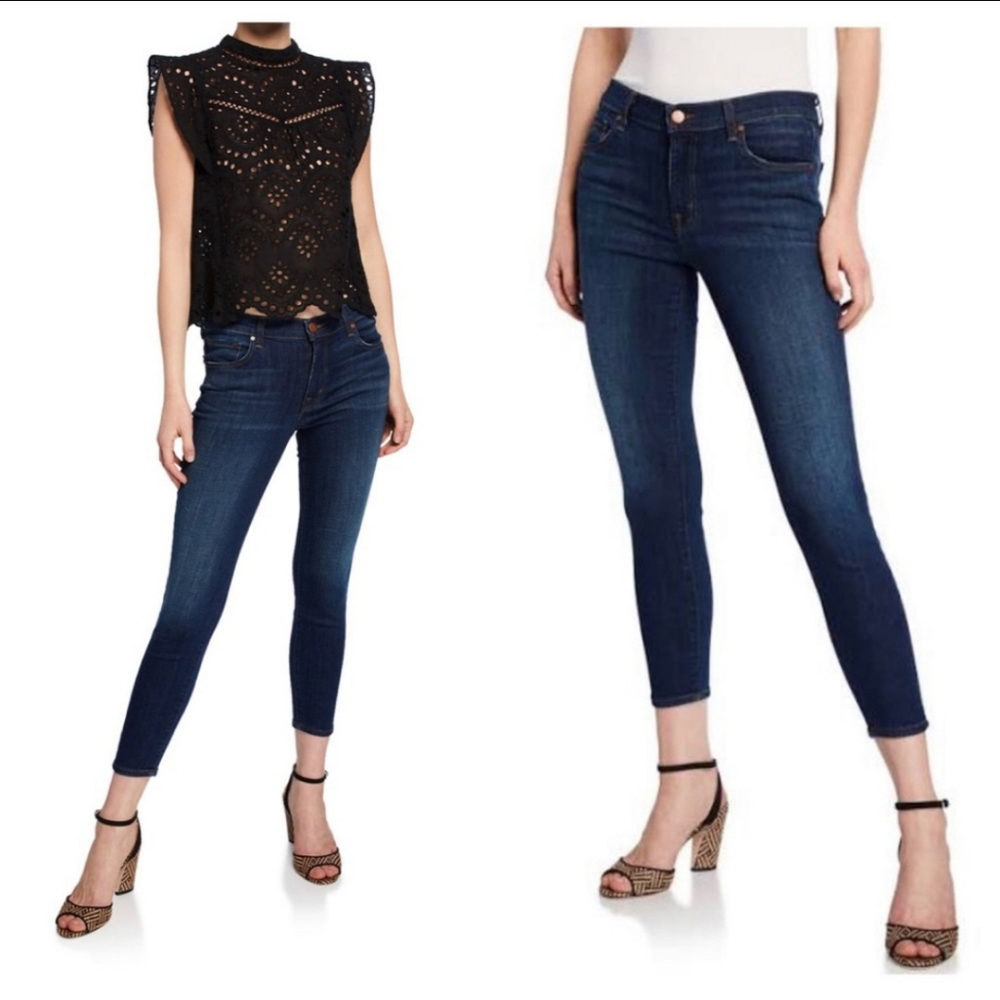 J Brand Dark Vintage Wash Capri Jeans Size 27